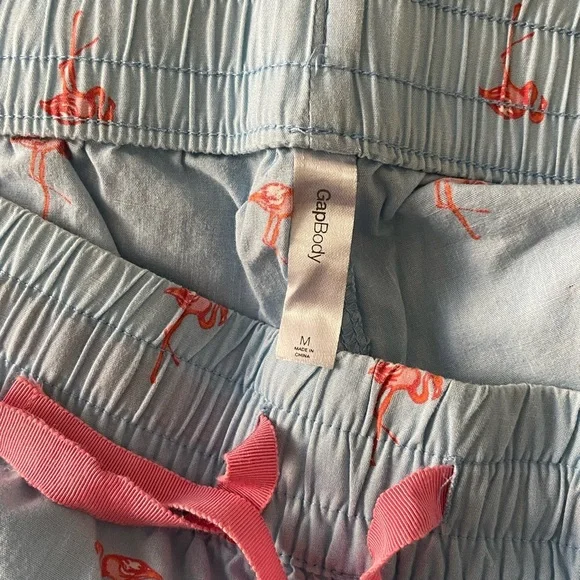 Gap Body pajama pants blue flamingo-print - Picture 4 of 4